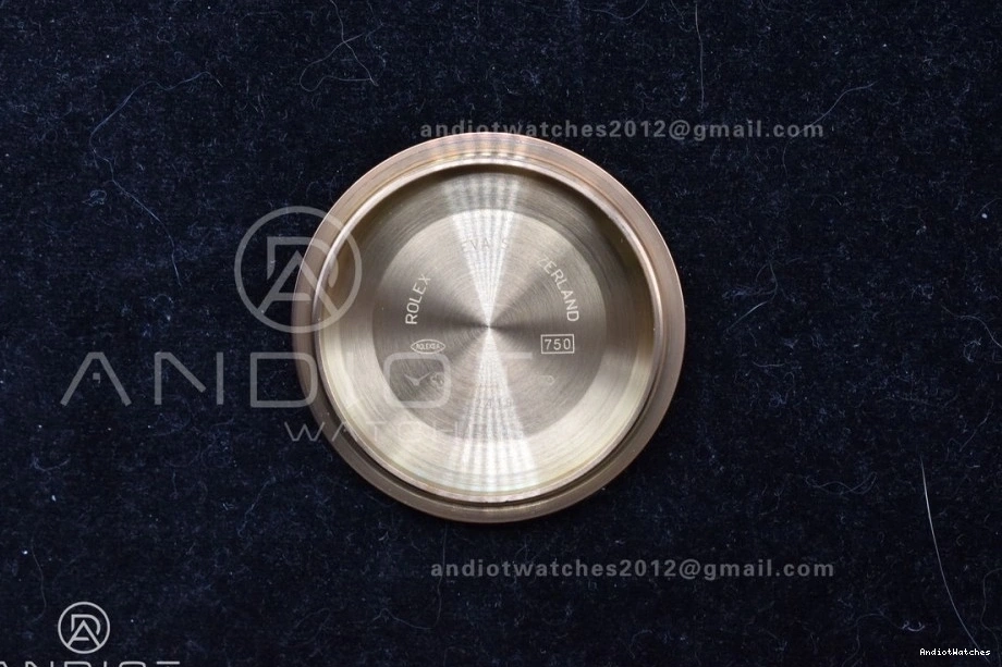 A Bracelet Bright Meteorite GMF Steel 904L On RG Crystal Markers DayDate 40 Dial President 706 1102